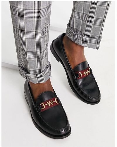 Walk London Riva - Loafers Met Versiering - Grijs