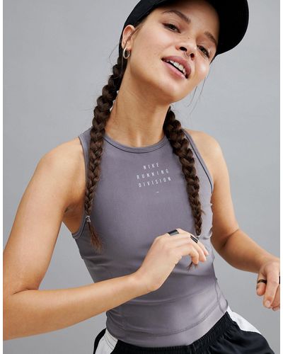 Nike Nike Run Division Bodysuit - Grey