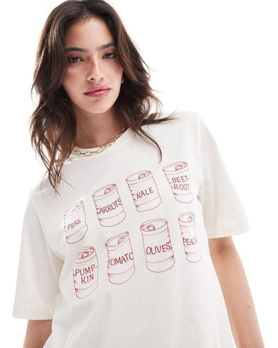 ONLY Can It Boxy T-shirt - White