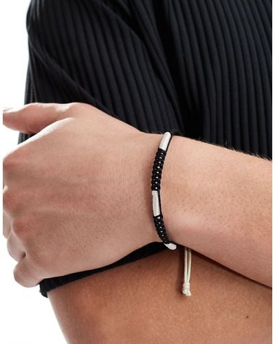 ASOS Multiwear Cord Bracelet - Black