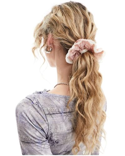 Reclaimed (vintage) Elastico per capelli oversize balletto - Rosa