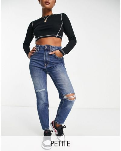 Petite Mom Jeans for Up to 60% | Lyst