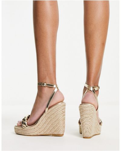 Glamorous Espadrille Wedge Sandals