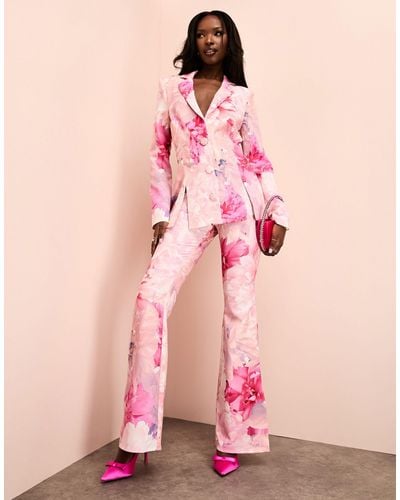 ASOS Co-ord Suit Trouser - Pink