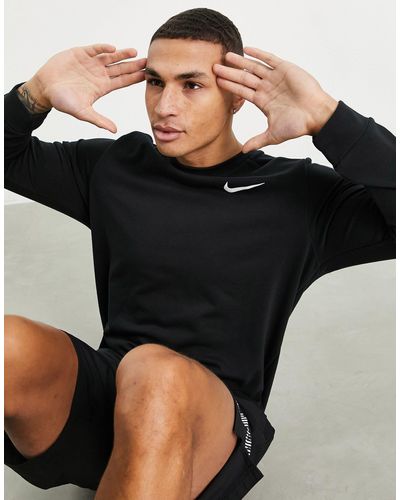 Nike Sudadera con cuello redondo en - Negro
