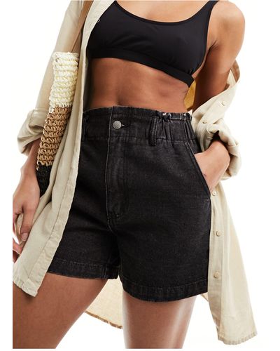 In The Style – exklusive jeans-shorts - Schwarz