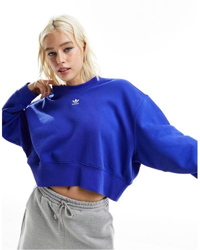 adidas Originals – essentials – sweatshirt - Blau