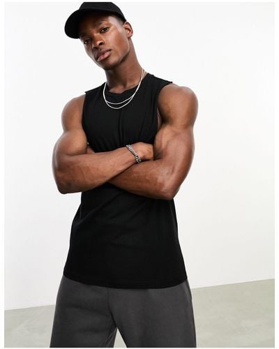 ASOS 4505 Icon Training Sleeveless Tank Top With Quick Dry in Black for Men