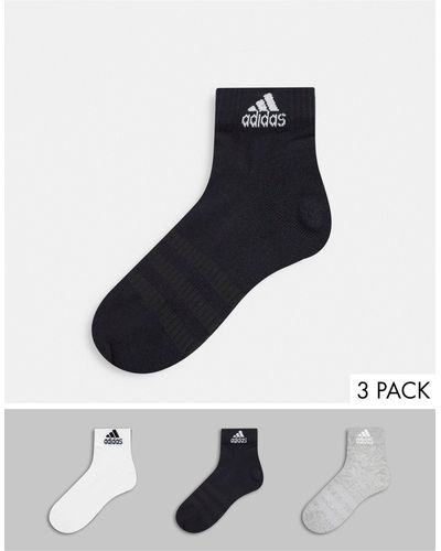 adidas Originals Adidas – training – 3er-set knöchelsocken - Mehrfarbig