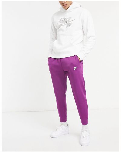 Nike Club - jogger à chevilles resserrées - Violet
