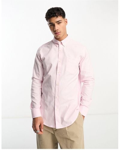 Ben Sherman Oxford Overhemd Met Lange Mouwen - Roze