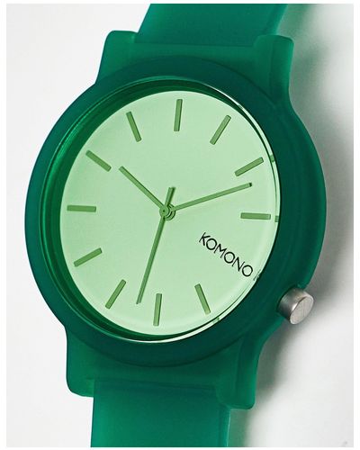 Komono Mono Glow - Horloge - Groen