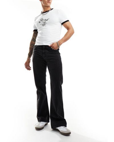 ASOS Vintage Flared Jeans - Black