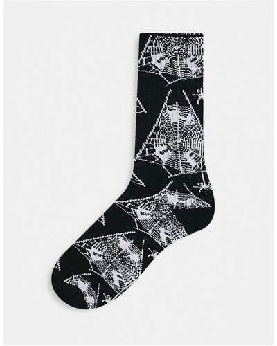 Huf Tangled Webs - Sokken - Zwart