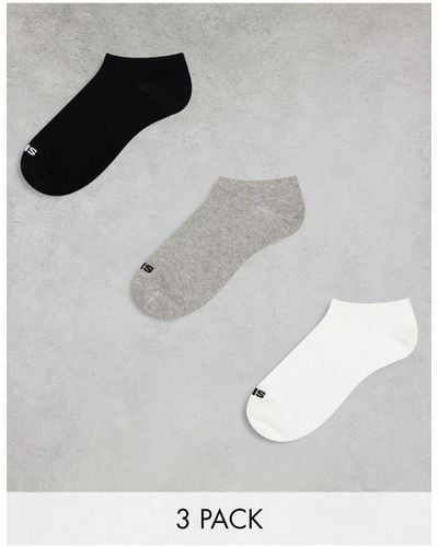 adidas Originals 3-pack No-show Socks - Grey