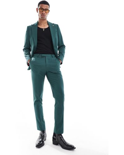 Twisted Tailor Suit Trousers - Blue