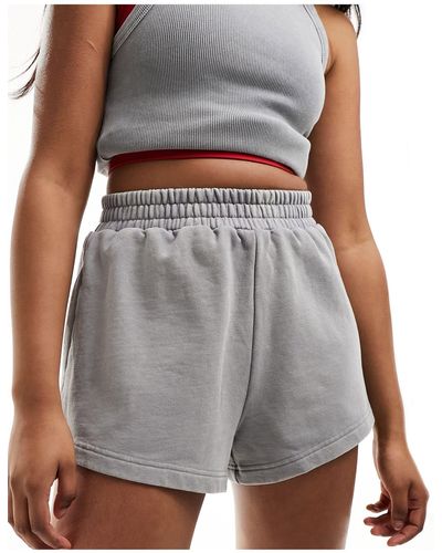 ASOS 4505 Icon Sweat Runner Short With Quick Dry - Gray