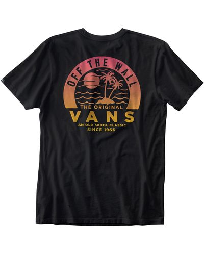 Vans Old Skool Island Back Print T-shirt - Black