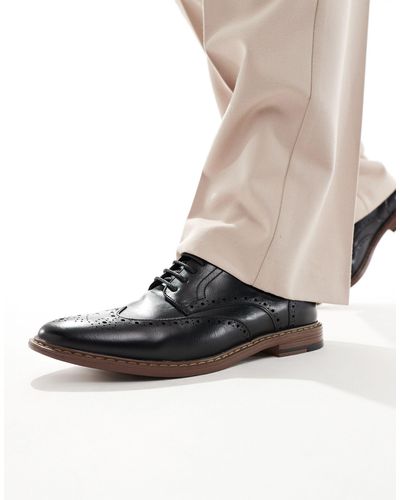 ASOS Chaussures richelieu imitation cuir - Noir