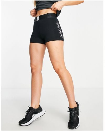 Nike pro cheap shorts blå