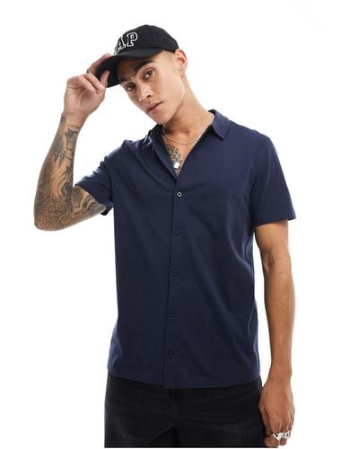 ASOS Jersey Shirt - Blue