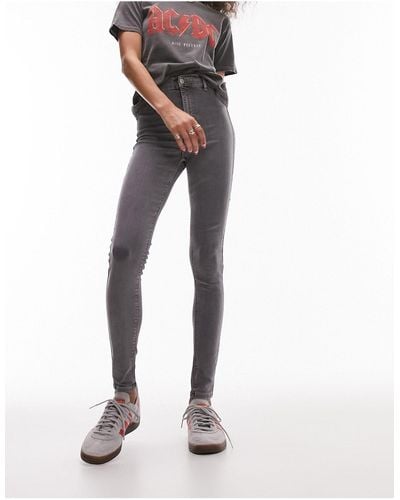 TOPSHOP High Rise Joni Jeans - Black