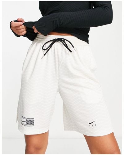 Nike Basketball Dri-fit isofly - pantaloncini bianchi - Nero