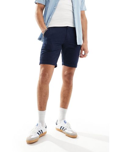 Ben Sherman – schlichte resort-shorts - Blau