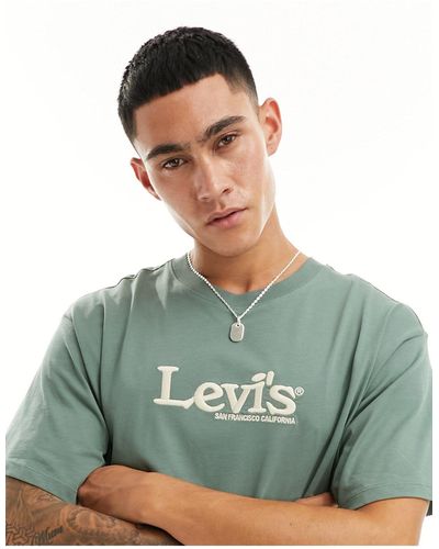 Levi's – t-shirt - Grün