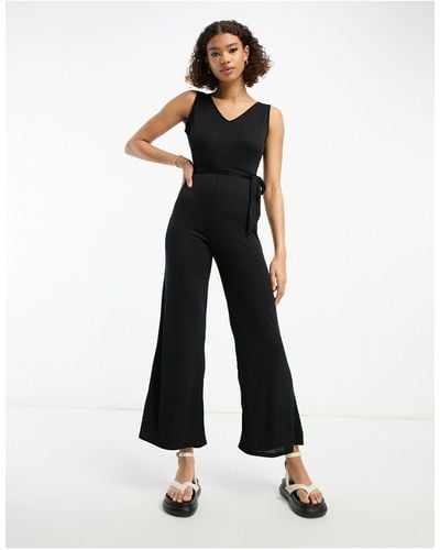 River Island Strappy Jumpsuit - White