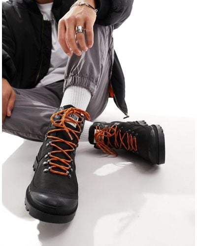 Palladium Pallabrousse Hiker Boots - Black