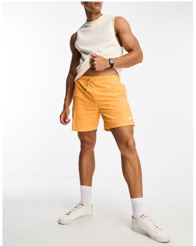 Pull&Bear Normale Zwemshort - Wit