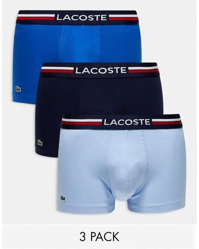 Lacoste – 3er-pack unterhosen - Blau