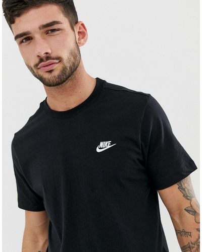 Nike T-Shirt Club Manches Courtes - Noir