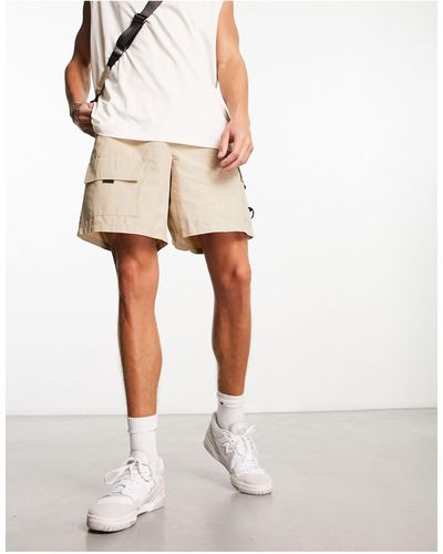 New Look Pantalones cortos color con varios bolsillos - Blanco