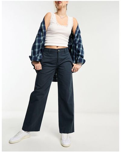 Lee Jeans – gerade geschnittene chinohose - Blau