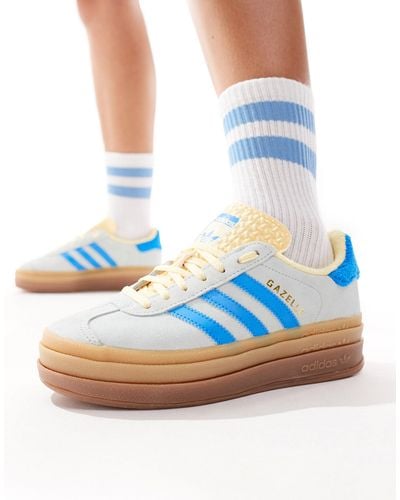 adidas Originals Gazelle Bold Platform Sneakers - Blue