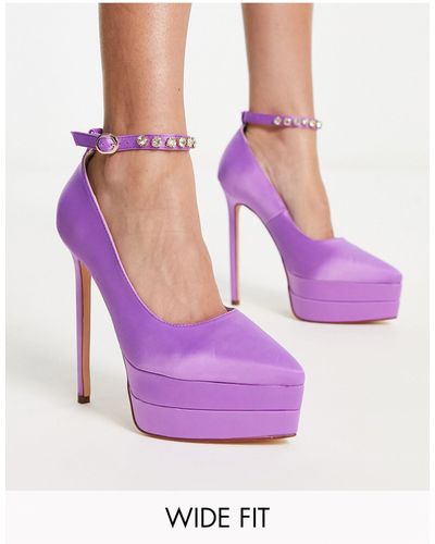 SIMMI Simmi london wide fit – stiletto-sandalen - Pink