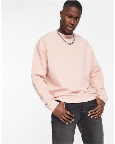 ASOS Oversized Sweatshirt - Pink