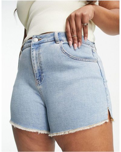 Simply Be – jeans-shorts - Blau