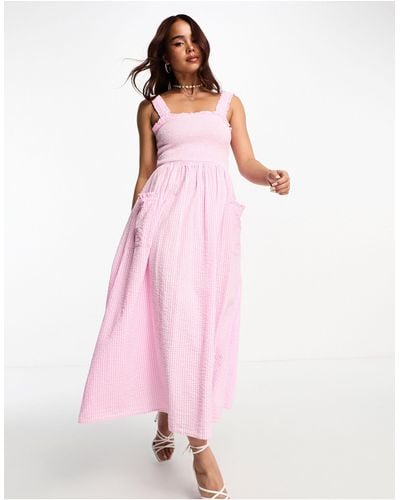 Nobody's Child Dionne Midi Dress - Pink
