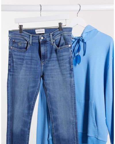 Calvin Klein Super Skinny Fit Jeans - Blue