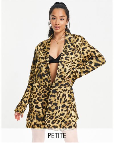 Missguided Co-ord Boxy Oversized Blazer - Multicolour