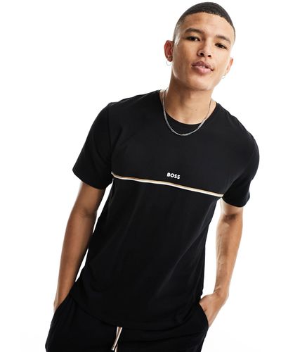BOSS by HUGO BOSS Unique T-shirt With Small Logo - Black