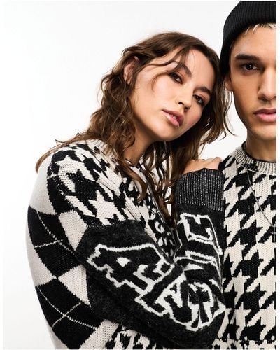 AllSaints X Asos Exclusive Billboard Unisex Sweater - Black