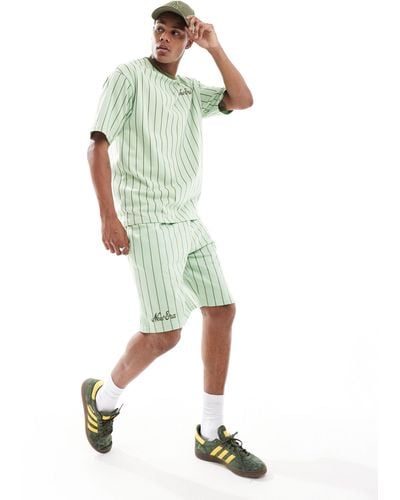 KTZ Pinstripe Shorts - Green