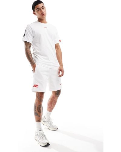 Nike Repeat Jersey Shorts - White