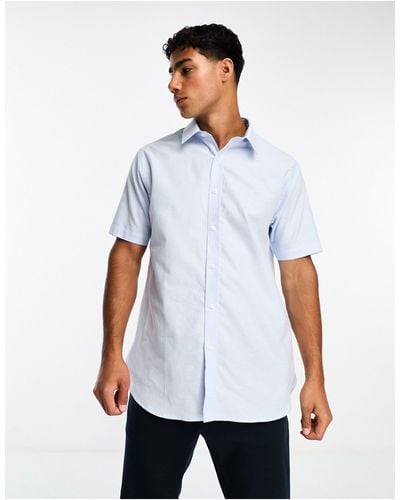 Ben Sherman Short Sleeve Oxford Shirt - White