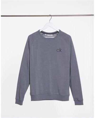 Calvin Klein Sweater Met Ronde Hals - Grijs