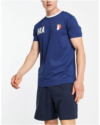 Threadbare France Football Supporters T-shirt - Blue